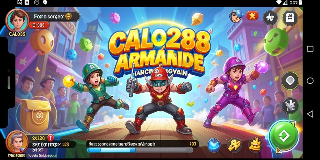 Screenshot gameplay CALO288 menampilkan aksi seru dalam permainan Arcade.