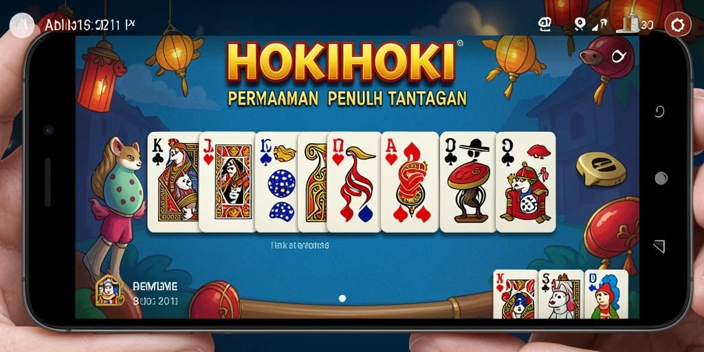 Screenshot gameplay HOKIHOKI menampilkan keseruan bermain Domino.