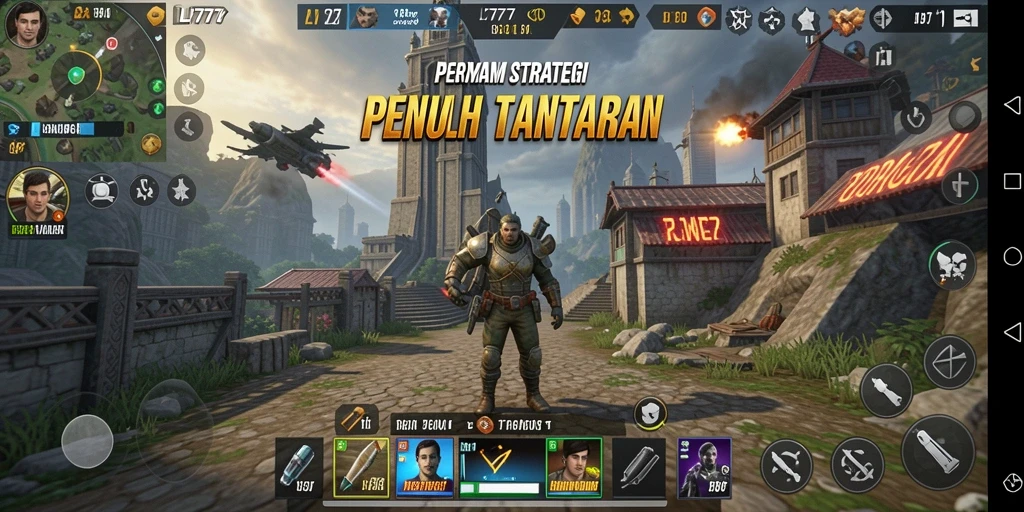 Tampilan gameplay L777 yang mendebarkan dan strategis.