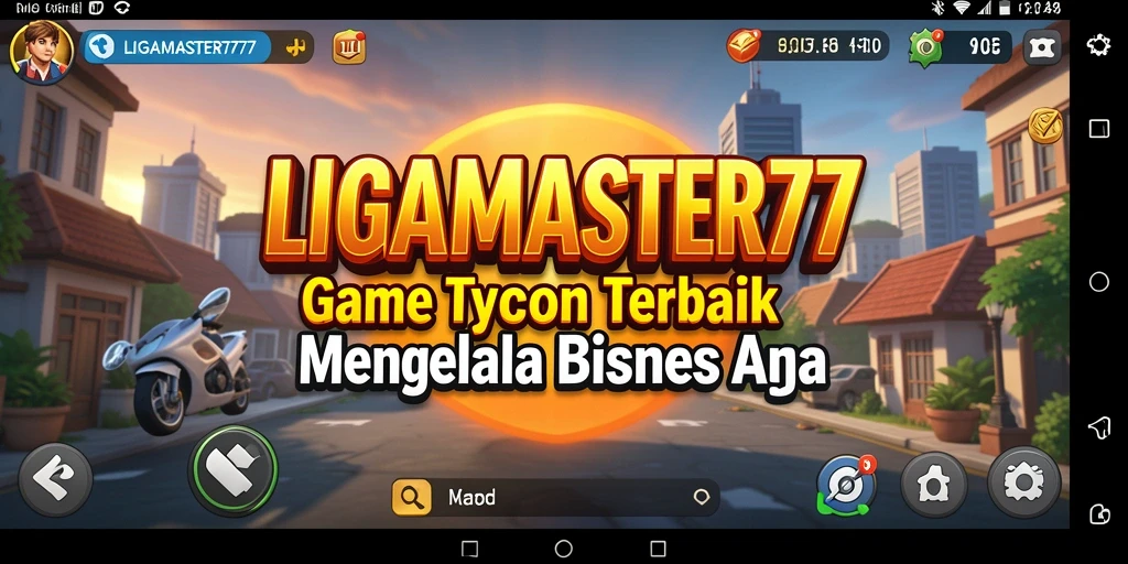 Gameplay seru LIGAMASTER77 dalam membangun dan mengelola bisnis.