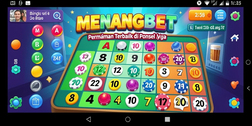 Tampilan menarik permainan Bingo di MENANGBET yang seru.