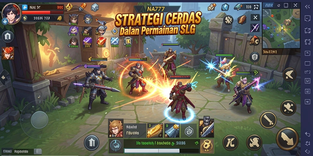 Tangkapan layar gameplay NA777 menampilkan strategi yang mendebarkan.
