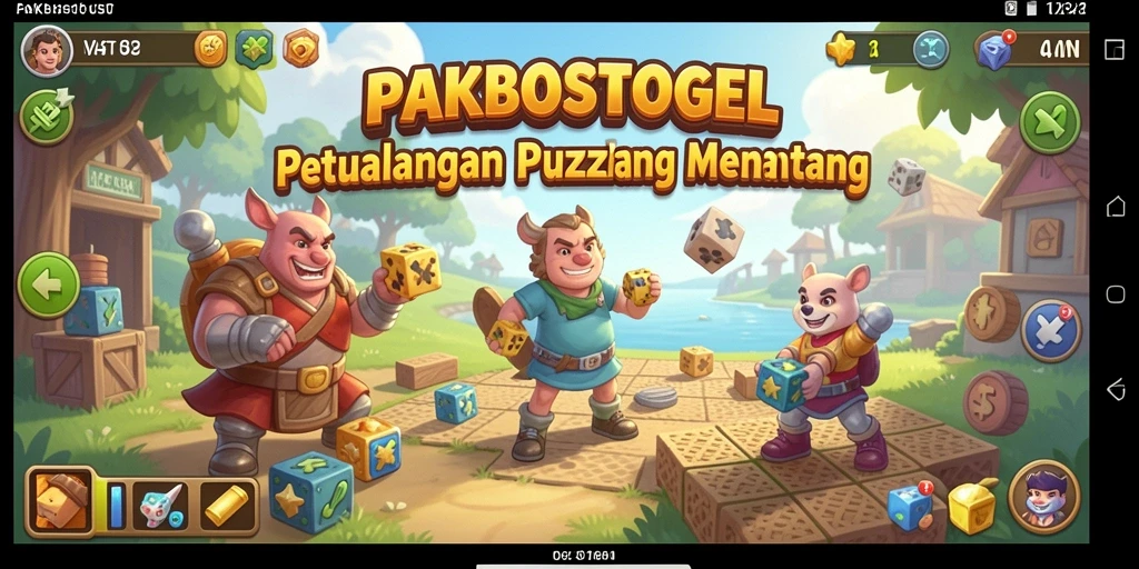 Tampilan gameplay PAKBOSTOGEL yang menarik dan penuh tantangan.