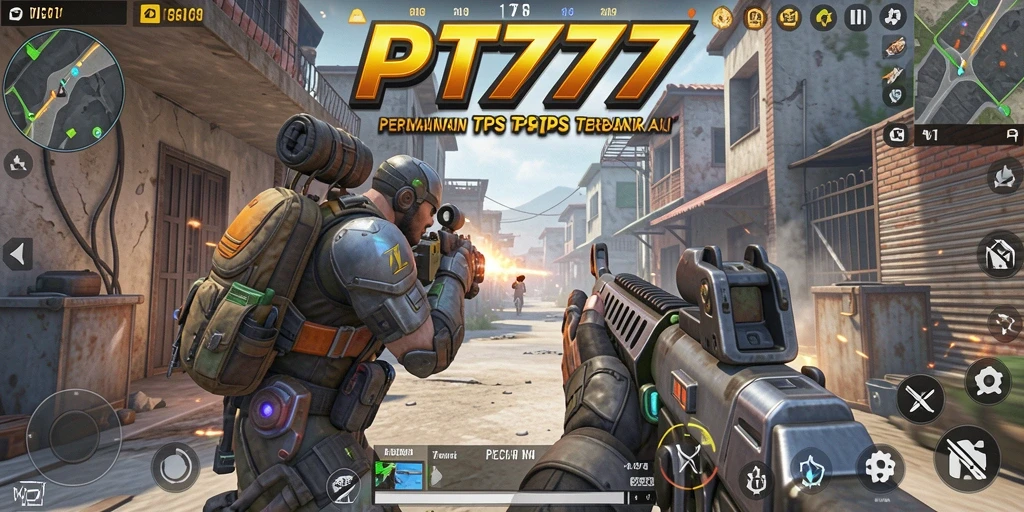 Tampilan menakjubkan dari gameplay TPS PT777.